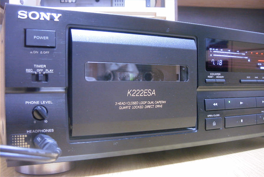 SONY TC-K222ESA カセットデッキ ソニー 昭和 レトロ