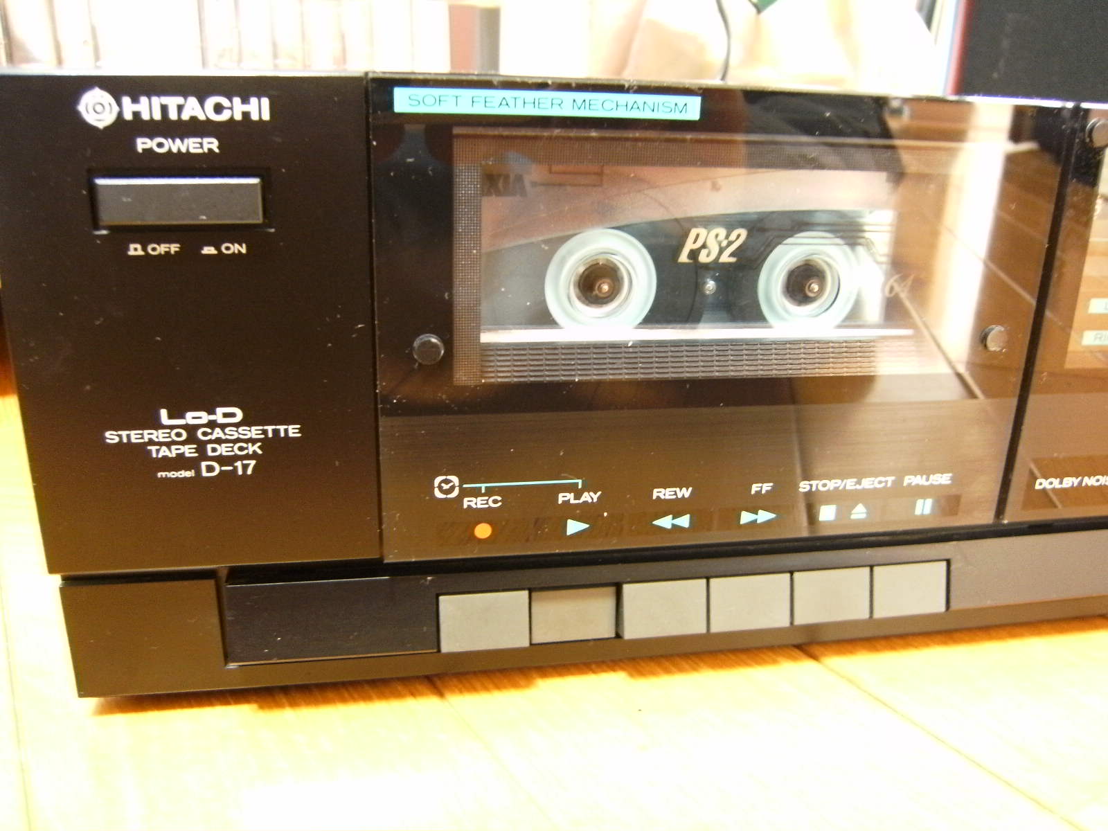 HITACHI】Lo-D ステレオカセットデッキ D-460-